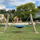 altalena in legno / per parco giochi