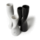 vaso contemporaneo / in marmo / di Setsu & Shinobu Ito / nero