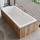 vasca da bagno integrata / per ambiente abitativo / in cromo / contemporanea