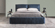 letto matrimoniale / contemporaneo / imbottito / con testiera