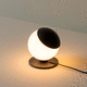 lampada da tavolo / in acciaio laccato / in alluminio laccato / in vetro soffiato