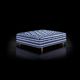 letto matrimoniale / contemporaneo / imbottito / in tessuto
