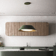 cappa a isola / senza canna fumaria / con illuminazione integrata / design originale