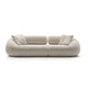 divano modulare / design originale / in tessuto / in pelle