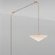 lampada a sospensione / in ottone lucidato / in rame lucido / in vetro