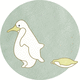 tappeto moderno / con animali / in lana / in cotone