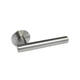 maniglia per porta / in acciaio inox / contemporanea / finitura spazzolata