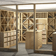 cantinetta da parete / installazione libera / in legno / in rovere