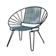 poltrona contemporanea / in lino / in pelle / in PVC