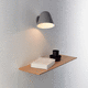applique contemporanea / da interno / in alluminio laccato / conica