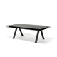 tavolo da riunione moderno / in rovere / con supporto in legno / rettangolare