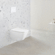 WC sospeso / in ceramica / per uso residenziale / contract