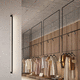 applique contemporanea / da interno / in alluminio / lineare