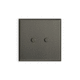 interruttore a pulsante / ad incasso / in ottone / contemporaneo