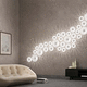 applique contemporanea / da interno / in rame / tonda