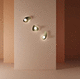 applique classica / da interno / in ottone / in vetro