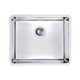 lavello a 1 vasca / senza gocciolatoio / in acciaio inox / sottotop