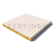 pannello sandwich per muro / bifacciale metallico / anima in lana minerale / Euroclasse A2-s1-d0
