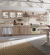 cucina classica / in legno / con impugnature