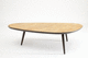 tavolino basso contemporaneo / in legno / triangolare / per uso residenziale