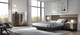 letto matrimoniale / contemporaneo / con testiera / con comodini