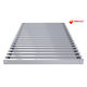 griglia di ventilazione in alluminio / rettangolare / professionale / di rivestimento