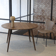 tavolo da pranzo design scandinavo / in rovere / in legno massiccio / con supporto in legno