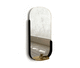 specchio a muro / moderno / ovale / per hotel