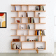 libreria a muro / alta / bassa / contemporanea