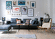 chauffeuse contemporanea / in rovere / girevole