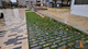 pavé in pietra / da esterno / fiammato / resistente al gelo