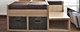 scarpiera contemporanea / autoportante / in legno / per uso residenziale