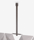 struttura per soffitto in acciaio inossidabile spazzolato / in alluminio / ad isola / per soffitta a cassettoni