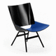 sedia design scandinavo / da interno / in rovere / in compensato stampato