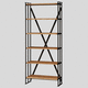scaffale contemporaneo / in legno / in acciaio / contract