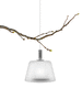 lampada a sospensione / in alluminio / in vetro / contemporanea