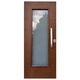porta d'ingresso / in vetro / battente / classica