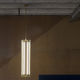 lampada a sospensione / in ottone / in ottone lucidato / in vetro
