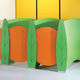 cabina per bagni pubblici per doccia / in acciaio inox / in laminato / per scuola materna