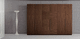 armadio ad angolo / contemporaneo / in rovere / con ante battenti