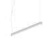 luce a sospensione / LED / rettangolare / lineare