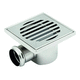 piletta in acciaio inox / per stanza da bagno / con griglia / anti-insetto