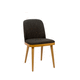 sedia contemporanea / da interno / in tessuto / con supporto in legno