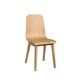 sedia contemporanea / da interno / in legno tinto / in metallo