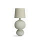 lampada da tavolo / in tessuto / in marmo / contemporanea