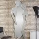 specchio a muro / design originale / ovale / argentato