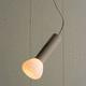 lampada a sospensione / in alluminio / in vetro soffiato / contemporanea