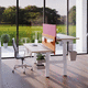 scrivania per open space / da terra / multiposto / individuale