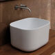 lavabo da appoggio / in ceramica / rettangolare / moderno