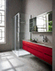 bagno contemporaneo / in vetro / in legno / laccato